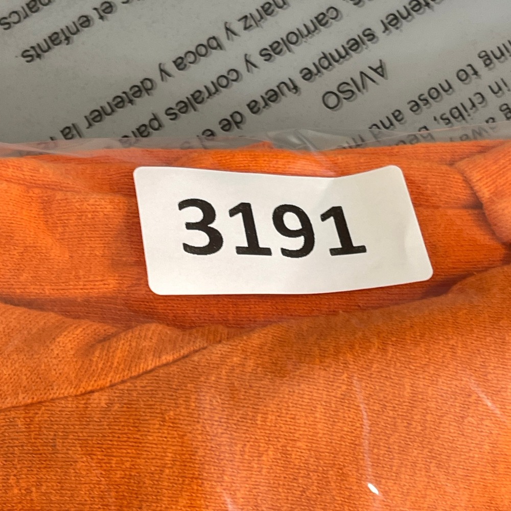 Patagonia Long Sleeve Pocket T-Shirt Mens XL Orange Organic Cotton Logo - Picture 8 of 8